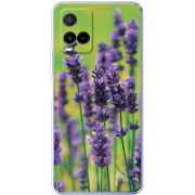 Чехол BoxFace Vivo Y21 Green Lavender