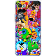 Чехол BoxFace Vivo Y21 friends brawl stars