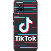 Черный чехол BoxFace Vivo V21 Tik Tok