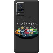 Черный чехол BoxFace Vivo V21 Among Us Impostors