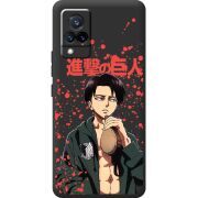 Черный чехол BoxFace Vivo V21 Атака Титанов Леви