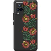 Черный чехол BoxFace Vivo V21 Ethno