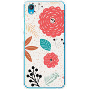 Чехол BoxFace Vivo Y1S Line Flowers