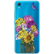 Прозрачный чехол BoxFace Vivo Y1S My Bouquet
