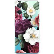 Прозрачный чехол BoxFace OnePlus Nord CE 2 Lite 5G Floral Dark Dreams