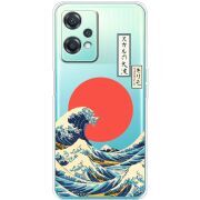 Прозрачный чехол BoxFace OnePlus Nord CE 2 Lite 5G Большая волна в Канагаве