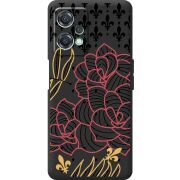 Черный чехол BoxFace OnePlus Nord CE 2 Lite 5G FranceFlowers