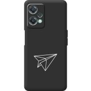 Черный чехол BoxFace OnePlus Nord CE 2 Lite 5G Paper Plane