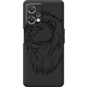 Черный чехол BoxFace OnePlus Nord CE 2 Lite 5G Lion
