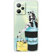 Прозрачный чехол BoxFace Realme C35 City Girl