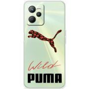 Прозрачный чехол BoxFace Realme C35 Wild Cat