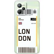 Прозрачный чехол BoxFace Realme C35 Ticket London