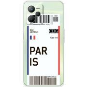 Прозрачный чехол BoxFace Realme C35 Ticket Paris