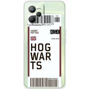 Прозрачный чехол BoxFace Realme C35 Ticket Hogwarts