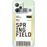 Прозрачный чехол BoxFace Realme C35 Ticket Springfield
