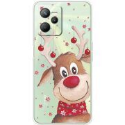 Прозрачный чехол BoxFace Realme C35 Winter Deer
