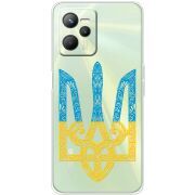 Прозрачный чехол BoxFace Realme C35 Gold Trident