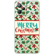 Прозрачный чехол BoxFace Realme C35 Vintage Christmas Pattern