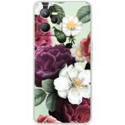 Прозрачный чехол BoxFace Realme C35 Floral Dark Dreams