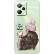 Прозрачный чехол BoxFace Realme C35 love is in the air