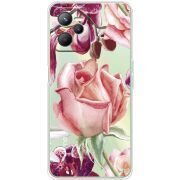 Прозрачный чехол BoxFace Realme C35 Rose