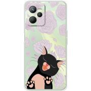 Прозрачный чехол BoxFace Realme C35 Meow