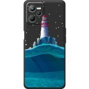 Черный чехол BoxFace Realme C35 Lighthouse