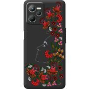 Черный чехол BoxFace Realme C35 3D Ukrainian Muse