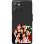 Черный чехол BoxFace Realme C35 BTS