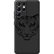 Черный чехол BoxFace Samsung G998 Galaxy S21 Ultra Tiger
