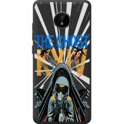 Черный чехол BoxFace Nokia C20 Привид Києва в дії