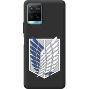 Черный чехол BoxFace Vivo Y33S Атака Титанов Крылья Свободы