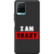 Черный чехол BoxFace Vivo Y33S I'm Crazy