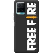Черный чехол BoxFace Vivo Y33S Free Fire White Logo
