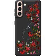 Черный чехол BoxFace Samsung G991 Galaxy S21 3D Ukrainian Muse