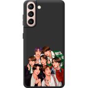 Черный чехол BoxFace Samsung G991 Galaxy S21 BTS