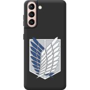 Черный чехол BoxFace Samsung G991 Galaxy S21 Атака Титанов Крылья Свободы