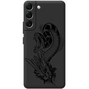 Черный чехол BoxFace Samsung Galaxy S22 Plus (S906) Snake