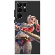 Черный чехол BoxFace Samsung Galaxy S22 Ultra (S908) Happy Harley Quinn
