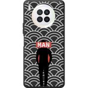 Черный чехол BoxFace Huawei Nova 8i Man Pattern