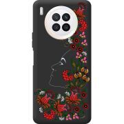 Черный чехол BoxFace Huawei Nova 8i 3D Ukrainian Muse