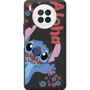 Черный чехол BoxFace Huawei Nova 8i Гавайський гість Stich