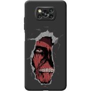 Черный чехол BoxFace Poco X3 Нападение на Титана