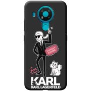 Черный чехол BoxFace Nokia 3.4 For Karl