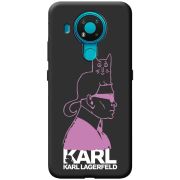 Черный чехол BoxFace Nokia 3.4 Pink Karl