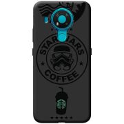 Черный чехол BoxFace Nokia 3.4 Dark Coffee
