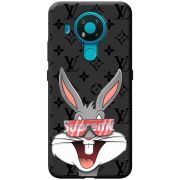 Черный чехол BoxFace Nokia 3.4 looney bunny