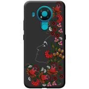 Черный чехол BoxFace Nokia 3.4 3D Ukrainian Muse
