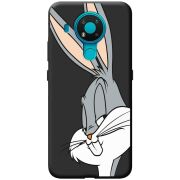 Черный чехол BoxFace Nokia 3.4 Lucky Rabbit