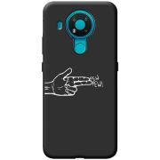 Черный чехол BoxFace Nokia 3.4 Pew Pew